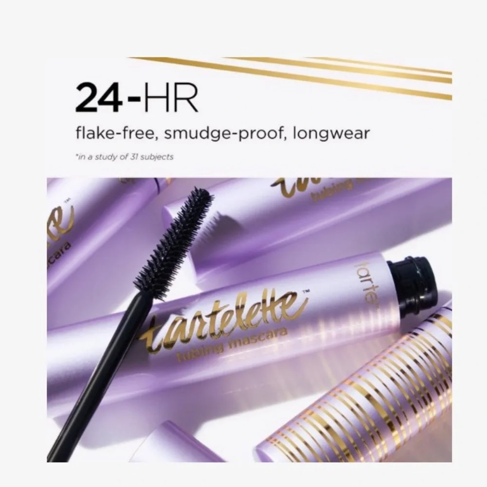 💎 Tarte Tartelette Tubing Mascara Black Deluxe Mini Size New